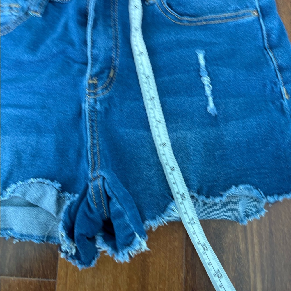 American Eagle Outfitters Dark Blue Jean Shorts - Picture 4 of 6